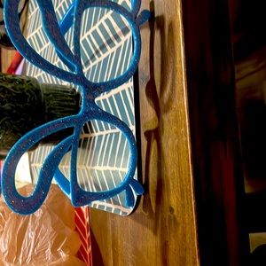 Plastic glittery bunny